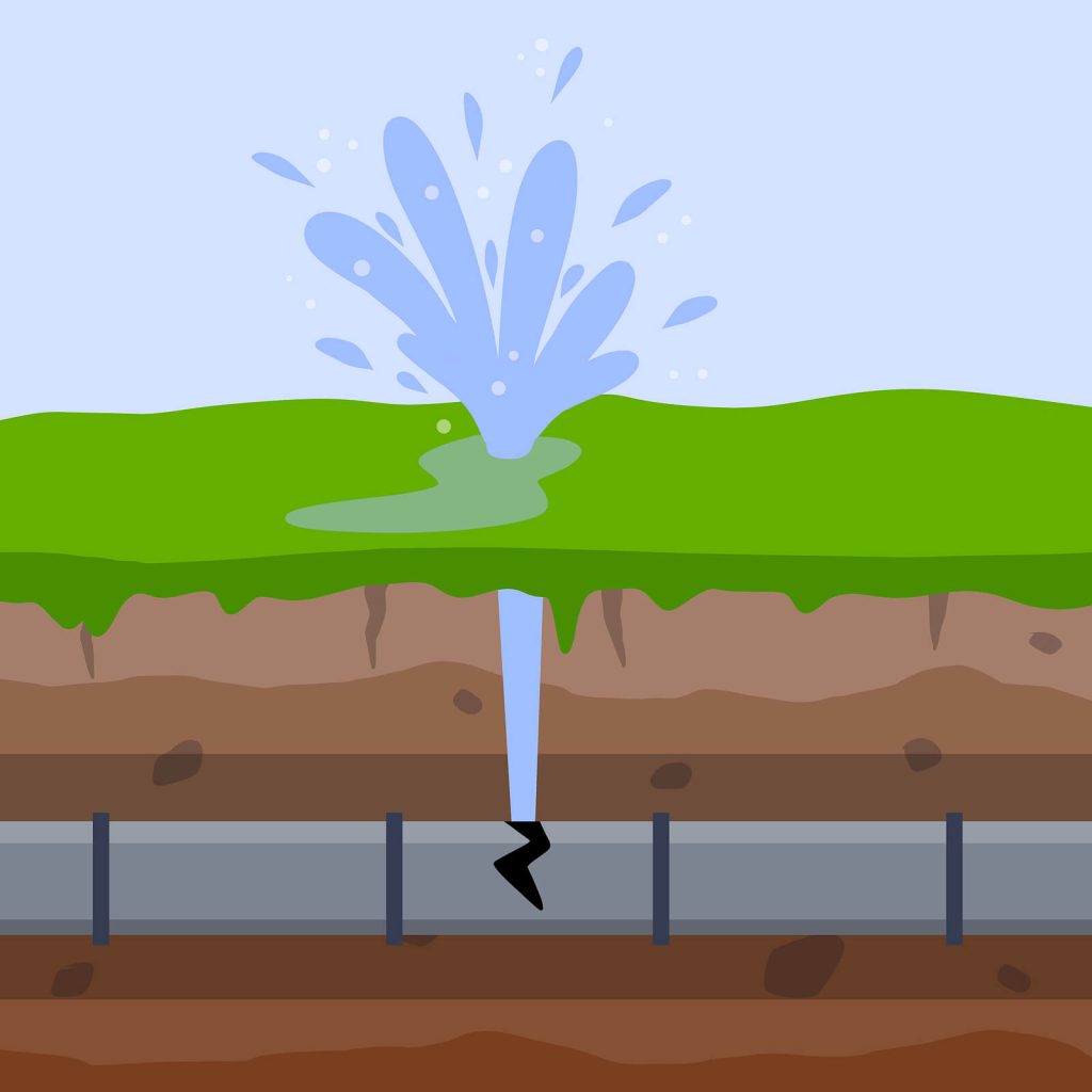 Underground Water Leak